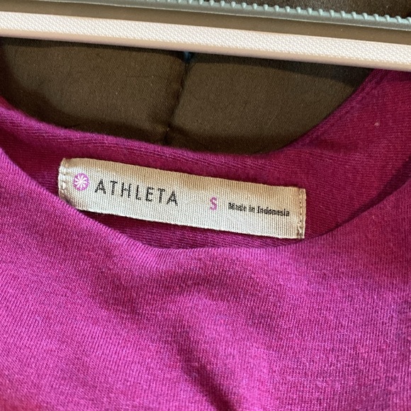 Athleta Knit Ruched Racerback Dress - Picture 5 of 10
